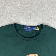 POLO Ralph Lauren Men’s Classic Fit Holiday Ski Polo Bear Dark Green T Shirt L