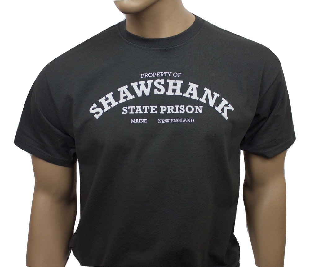 Shawshank Redemption (1994) inspired mens film t-shirt -Shawshank State Prison