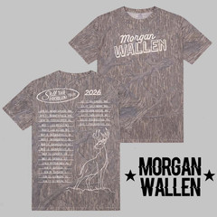 Morgan Wallen Still The Problem Tour 2026 Merch Camo All Over Print Shirt