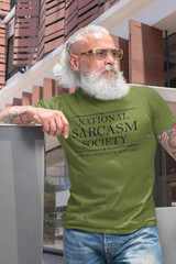 National Sarcasm Society Sarcastic Humor Graphic T-shirt Funny Slogan T Shirt