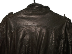 Men’s All Saints MCKAY LEATHER SHIRT jacket overshirt XL (ref80) £199.99!!!!!