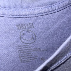 Nirvana Multi Color Smiley Trippy Variation T-shirt Size XL