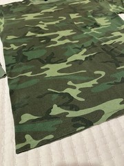 Vtg Ace Sportswear Shirt Woodland Camo Pocket Single Stitch USA Made 90s Large