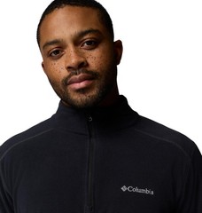 Columbia Mens Klamath Range II Half Zip Fleece Jacket, Black, 3X