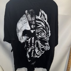 Darc sport X Batman Bane Oversized Premium Tee Dark Knight Rises true black L