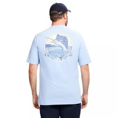 New Men’s 3XLT Big & Tall IZOD Saltwater Relaxed Classics East Harbor Marina Tee