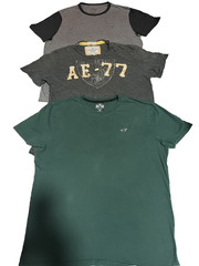american eagle t shirt men xl 3 Pcs