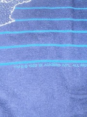 1986 Fighter jet graphic print double sided Tee – Size L