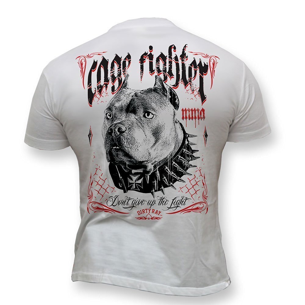 Dirty Ray Martial Arts MMA Fighter Men’s Short Sleeve Herren Kurzarm T-Shirt DT1