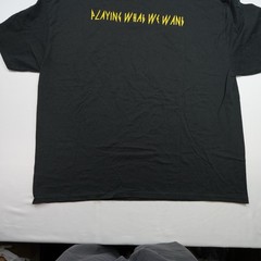 Vintage Jack FM Hanes Heavyweight 50/50 Blank Single Stitch Black T-Shirt 2XL