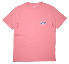 NWT Vineyard Vines Men SS Whale Pocket Crew T-Shirt Tee “LINEAR FLRL WHALE FLL”