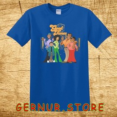 Good Times 70’s Tv Sitcom Animated Retro Style Of Cast Blue Size S to 5XL