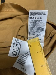 Timberland Shirt Mens XL TAN Long Sleeve Box Logo Graphic Tee – NEW with tag