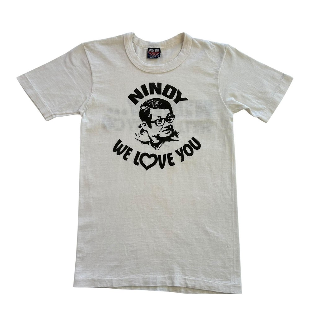 Vintage 1980s Ninoy Aquino T-Shirt Size Small