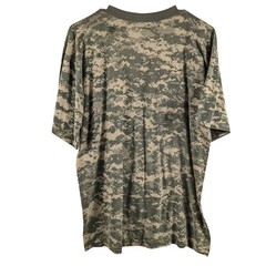 ACU Digital Camo T-Shirt Large Made in USA Army UCP Military Tee 50/50 Cotton