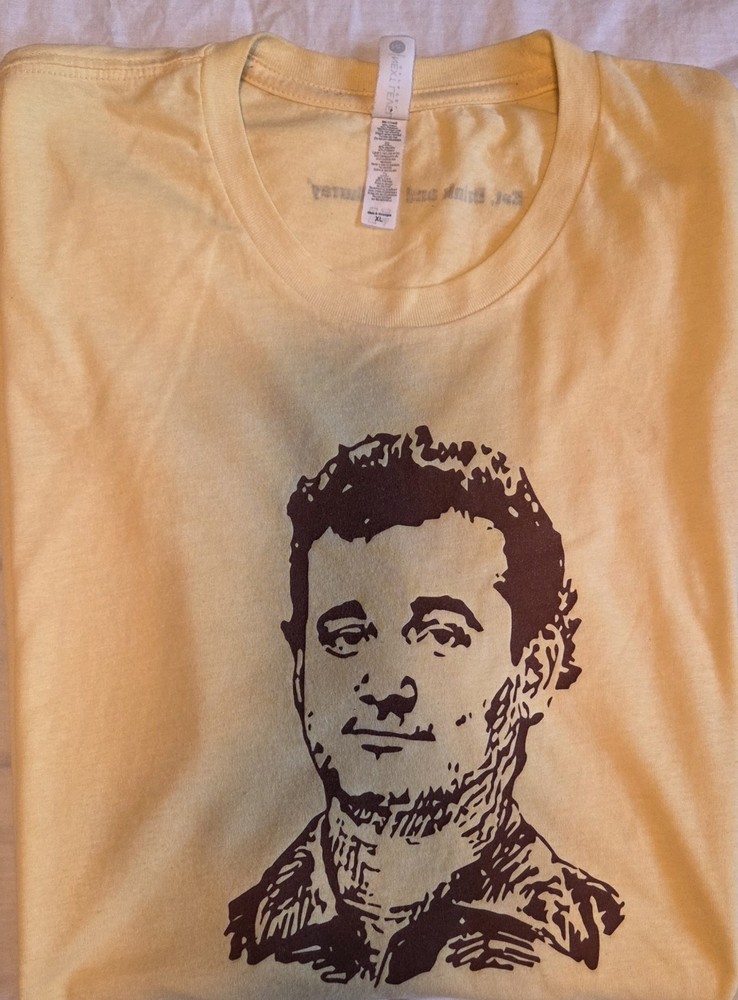 BILL MURRAY XL “Hope This Is Only Bill You Receive” Caddy Shack Tee Shirt Rare