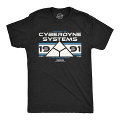 Mens Funny T Shirts Property Of Cyberdyne Systems 1991 Awesome Terminator 2