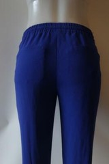 WOMEN T. BABTON BLUE TIE WAIST PANTS SZ XS*