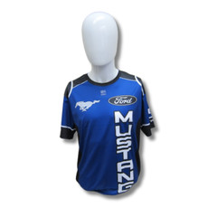 Ford Mustang Racing Jersey Adult Sublimated Print T-Shirt Official Licensed