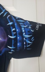 Vintage Liquid Blue Wolf Tee 2XL Shirt 2001 Great Wolf Lodge 2 Sided