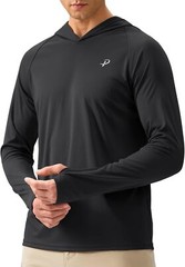 Men’s UPF 50+ Sun Protection Hoodie – Long Sleeve Fishing & Hiking Shirt