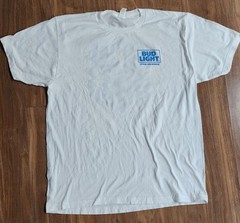 Bud Light NFL T-Shirt Sz XL Football Promotional Official Beer Sponsor Tee