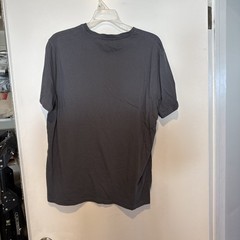 New Look Mens Blue Crew Neck Short Sleeve T-Shirt Size Large after Wash = Medium
