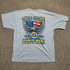 UNITED STATES MARINES T-Shirt Men’s XL Gray These Colors Don’t Run Graphic USMC