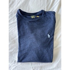 Polo Ralph Lauren Men Custom Slim Fit Navy Blue Short Sleeve T Shirt M