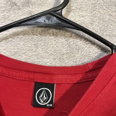 Volcom Shirt Mens Medium Red True To This Stone 1991 Graphic T-Shirt Tee