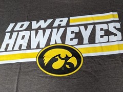 Iowa Hawkeyes Mens shirt XL Football NCAA genuine brown shirt New