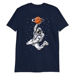 Astronaut Basketball Player T-Shirt, Basketball Tees For Men Women