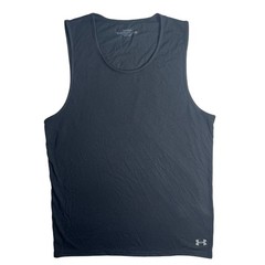 4-43 UNDER ARMOUR Men’s NWT $35 Tank Top Undershirt Black Large