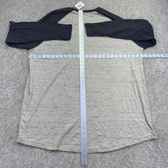 NEW Foundry Pocket T Shirt Mens Size 2XLT Beige Gray Long Sleeve Raglan