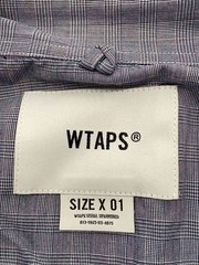 WTAPS 23AW BD LS BROADCLOTH TEXTILE 1 Cotton GRY Check 232GWDT SHM02