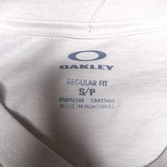 Y2K Oakley Griffen T-shirt Mens Small Crystal Gray Big “O” Logo Spellout