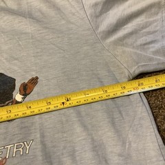 Vintage 80s Chicago Bears Walter Payton T Shirt Sz M Blue Garan NFL Caricature