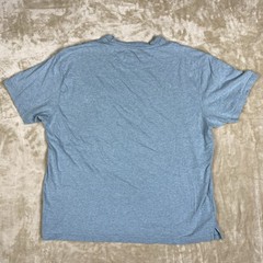 Pendleton Pocket T-Shirt Mens XL Blue Leather Logo XXL 100% Cotton Short Sleeve