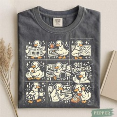 Silly Goose 911 Dispatcher Shirt, Funny Emergency Operator Tee, EMS T-Shirt