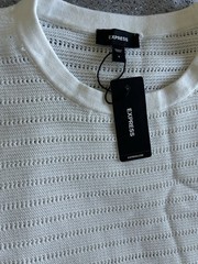 Express Men’s Tee Shirt S New With Tags White