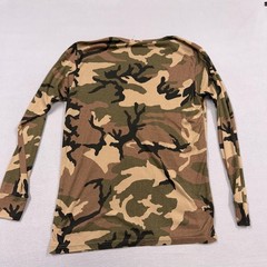 Vintage Kenyon Shirt Mens Small Green Camouflage Long Sleeve Hunting Tee USA