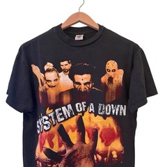System Of A Down 90s SOAD HAND Band Tour T-shirt Single Stitch REPRINT Large