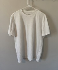 Quince Men’s Cotton Modal Crew Neck Tee White Size Large Basic Undershirt