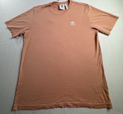 adidas Originals Men’s Trefoil Logo Crew Neck Short Sleeve T-Shirt Pink S