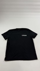 John Galt Crew Shirt Mens Large Black Austin Texas Music Festival 87-88 Stain