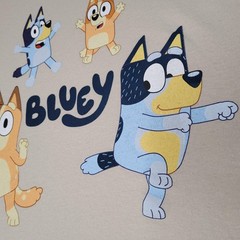 Bluey Shirt Mens Large Cartoon Graphic Crewneck Family Characters T-Shirt Tee
