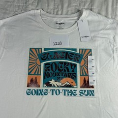 Glacier Rocky Mountains Mt Graphic T-Shirt XXL NWT