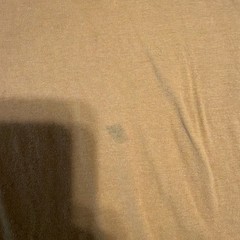 The North Face Men’s Box Logo Camo T-Shirt Large Brown Cotton Short Sleeve Flaw