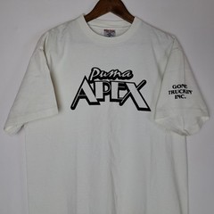 Vintage Puma APEX T-Shirt Mens XL White SS “GONE TRUCKIN’ INC.” Sof Tee Tee-Jays