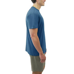 Reel Life Men’s Short Sleeve Graphic Tee Size Large Navy